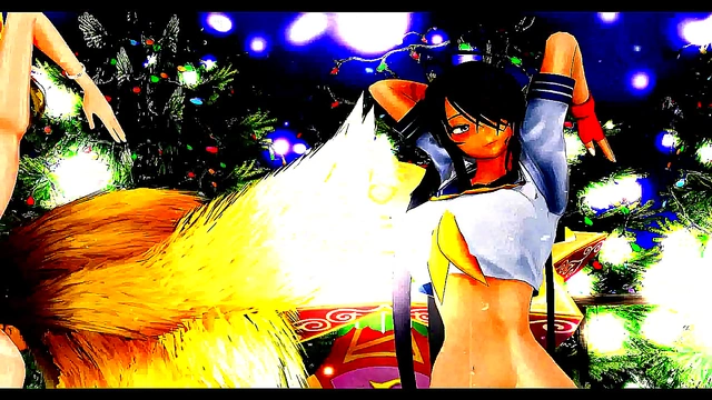 Half-Naked Anime Girls Dance & Sing Seductively In MMD Cartoon Style