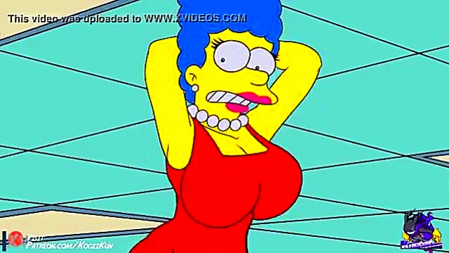 Huge-Titted March Simpson Shows Off Her Melons in Anime Glory