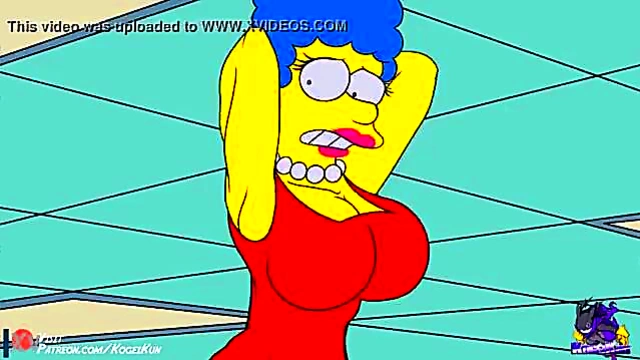 Huge-Titted March Simpson Shows Off Her Melons in Anime Glory