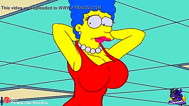 Huge-Titted March Simpson Shows Off Her Melons in Anime Glory