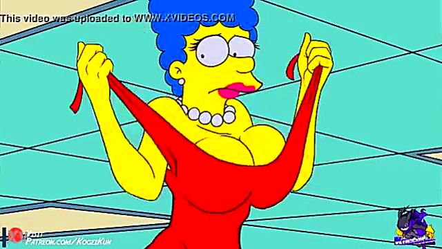 Huge-Titted March Simpson Shows Off Her Melons in Anime Glory