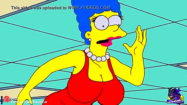 Huge-Titted March Simpson Shows Off Her Melons in Anime Glory