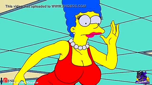 Huge-Titted March Simpson Shows Off Her Melons in Anime Glory