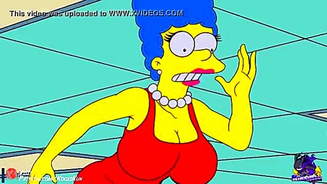 Huge-Titted March Simpson Shows Off Her Melons in Anime Glory