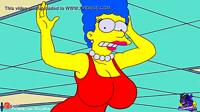 Huge-Titted March Simpson Shows Off Her Melons in Anime Glory