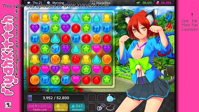 Hentai Gamer Girl Gets Intimate in HuniePop Dating Sim Adventure