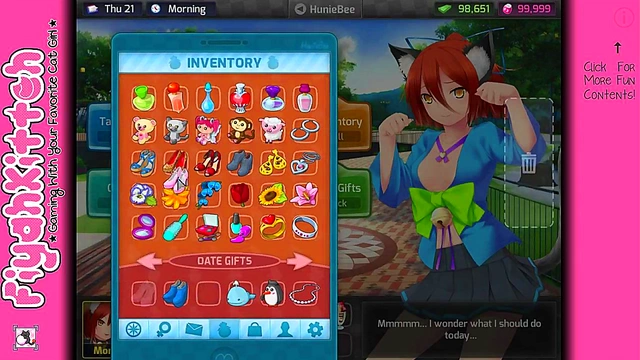 Hentai Gamer Girl Gets Intimate in HuniePop Dating Sim Adventure