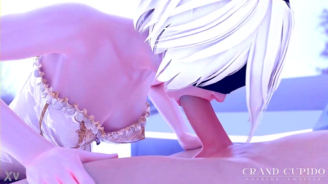 2B Gives Intense Blowjob With Big Tits & Dick Action In Cold Nature Scene