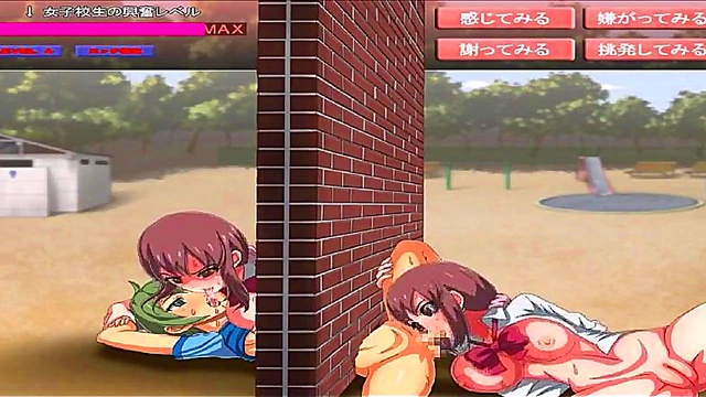 Horny Hentai Game Chick Seduces With Hot Blowjob And Wild Sex Session