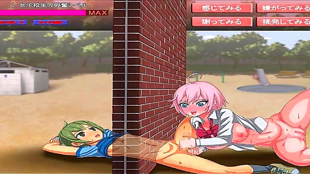 Horny Hentai Game Chick Seduces With Hot Blowjob And Wild Sex Session