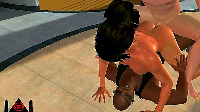 Julia Takes Two Cocks In Mind-Bending 3D Hentai Action