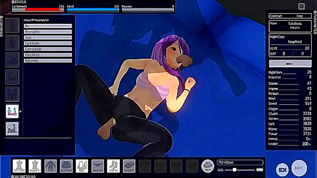 Horny 3D Maid Receives Intense Dual Penetration In Anime Night Scene