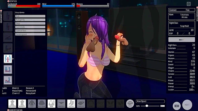 Horny 3D Maid Receives Intense Dual Penetration In Anime Night Scene