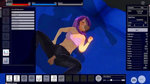 Horny 3D Maid Receives Intense Dual Penetration In Anime Night Scene