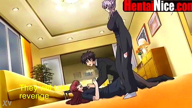 Horny Widow's Secret Revealed – Harem Maids & Futanari Yuri Action