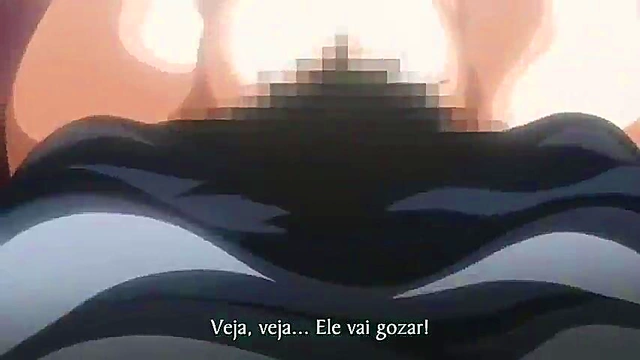 Big-Breasted Ninfeta Asagi Fucks Monsters in Tentacle Hentai Episode