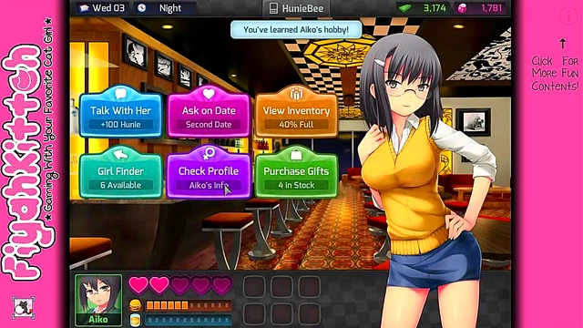 HuniePop Gamer Girl Seduces You in Erotic Dating Sim Adventure