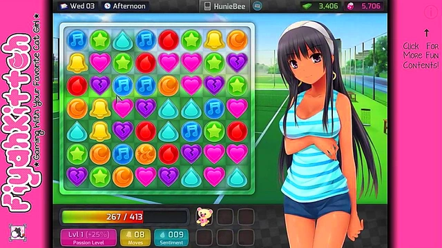 HuniePop Gamer Girl Seduces You in Erotic Dating Sim Adventure