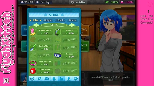 HuniePop Gamer Girl Seduces You in Erotic Dating Sim Adventure