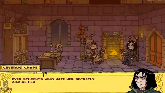 Hermione Sluts It Up for Snape in Akaburu's Anime Witch Trainer Cosplay Fantasy