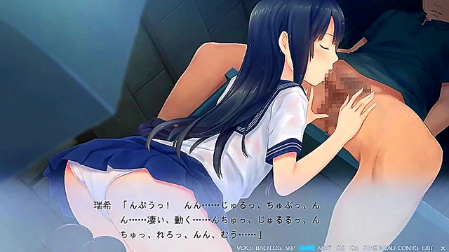 Horny Anime Babe Gives Mind-Blowing Blowjob With Big Tits Tease