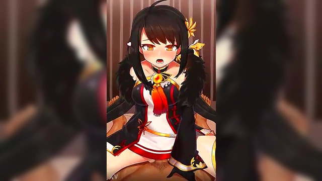 Animated Ara Haan from Elsword Takes On Hot Hentai Action