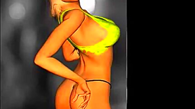Watch Me Strip & Suck Big Tits Anime Chick On Virtual Pole For Hardcore Fun