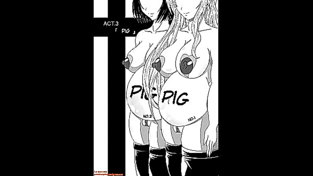 Pregnant Hentai Goddess With Big Breasts Breaks Minds In Erotic Slideshow