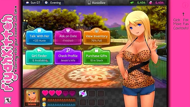 HuniePop Game Sim – Cute Anime Girl Dating walkthrough for Excited Gamers