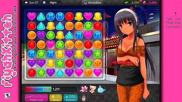 HuniePop Game Sim – Cute Anime Girl Dating walkthrough for Excited Gamers