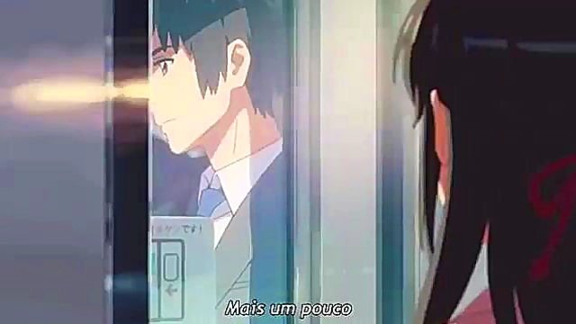 Dubbed Your Name – Anime Couple Engages in Very Tasty Intimacy Session