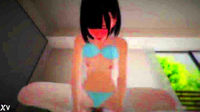 Sexy 3D Hentai Girlfriend Teases With Seductive Moves & naughty Play