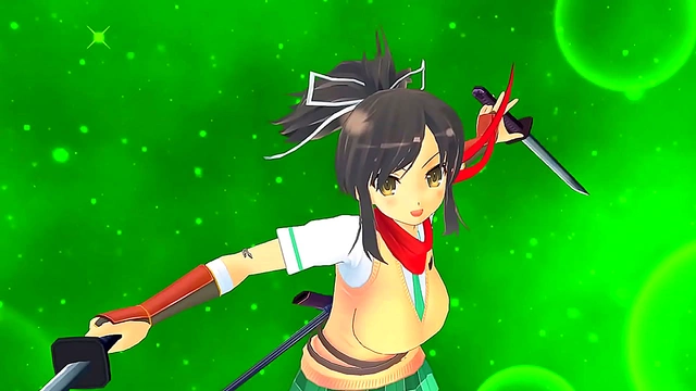 Big-Titted Senran Kagura Girls Get Naked for Uncensored Hentai Fun