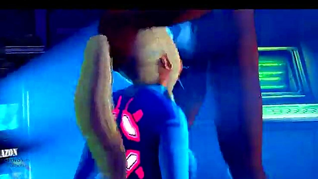 3D Samus Aran Gets Phazon Experiment With Cartoon Cock Action