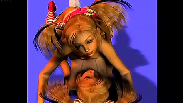 Virtual Anime Girlfriend Gives Hardcore Blowjob With Big Tits Fetish