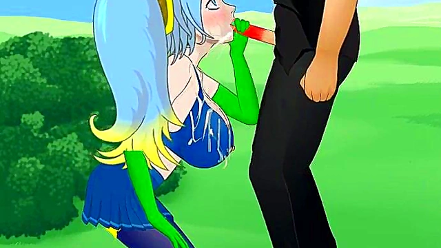 Big-Titted Arcade Sona Rides Cock in League of Legends Hentai Action