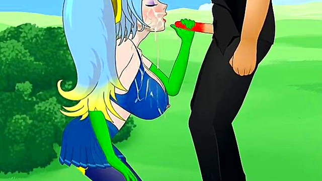 Big-Titted Arcade Sona Rides Cock in League of Legends Hentai Action