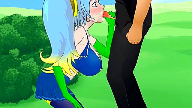 Big-Titted Arcade Sona Rides Cock in League of Legends Hentai Action