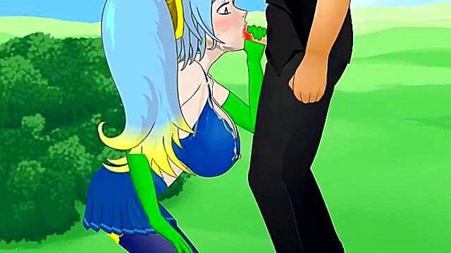 Big-Titted Arcade Sona Rides Cock in League of Legends Hentai Action