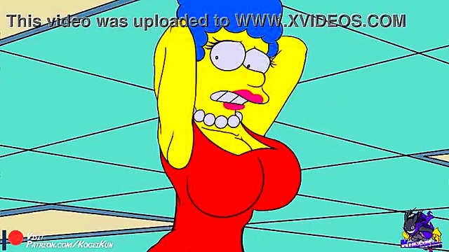 Horny Marge Simpson Shows Off Her Tits In Steamy Hentai Sex Scene