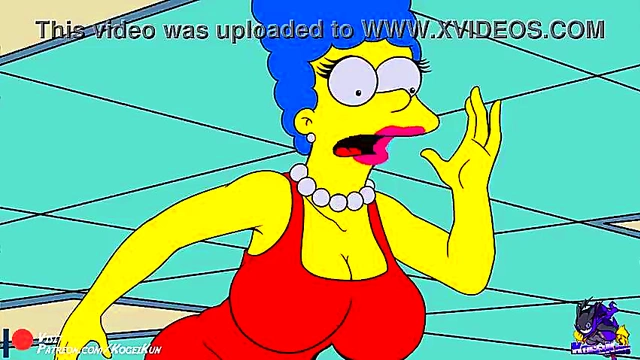 Horny Marge Simpson Shows Off Her Tits In Steamy Hentai Sex Scene