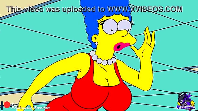 Horny Marge Simpson Shows Off Her Tits In Steamy Hentai Sex Scene