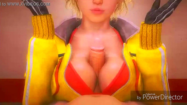 Hentai Spanish Beauty Cindy Aurum Smothers Thick Dick Between Perfect Breasts