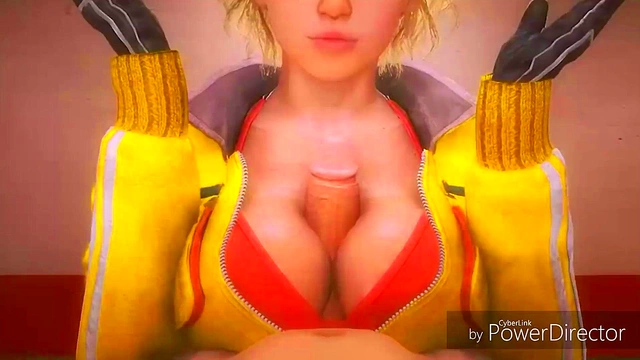 Hentai Spanish Beauty Cindy Aurum Smothers Thick Dick Between Perfect Breasts