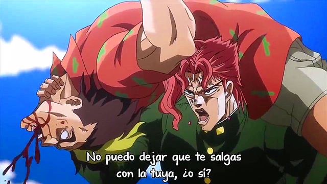 Jojo's Bizarre Adventure – Anime Couple Engages in Uncensored Passionate Encounter