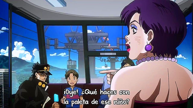 Jojo's Bizarre Adventure – Anime Couple Engages in Uncensored Passionate Encounter