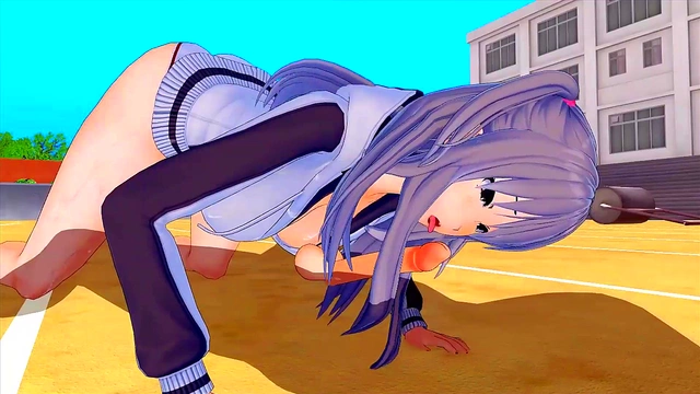 Horny 3D Hentai Beauty With Big Tits Rides Dick During Exercise Fantasy Orgasm