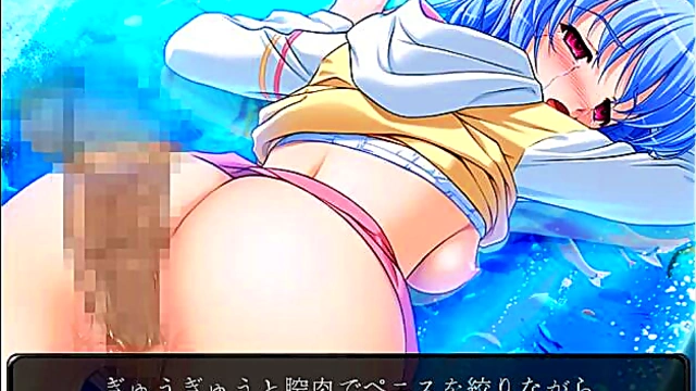 Teen Ayakashi H Scene – Anime Eroge Teen Takes It Hard In Hot Hentai Action