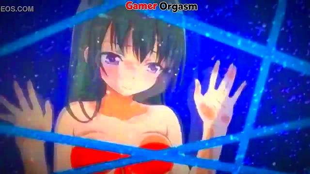 Sexy Teen Anime Girl Dances Seductively for Busty Japanese Manga Orgasm Feast