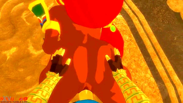 Link & Urbosa Engage in Erotic 3D Anime Action With Monster Elements